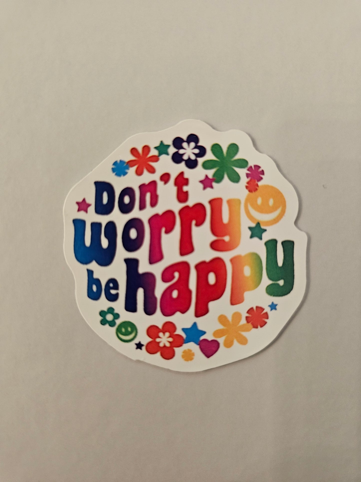 Don't Worry Be Happy Sticker