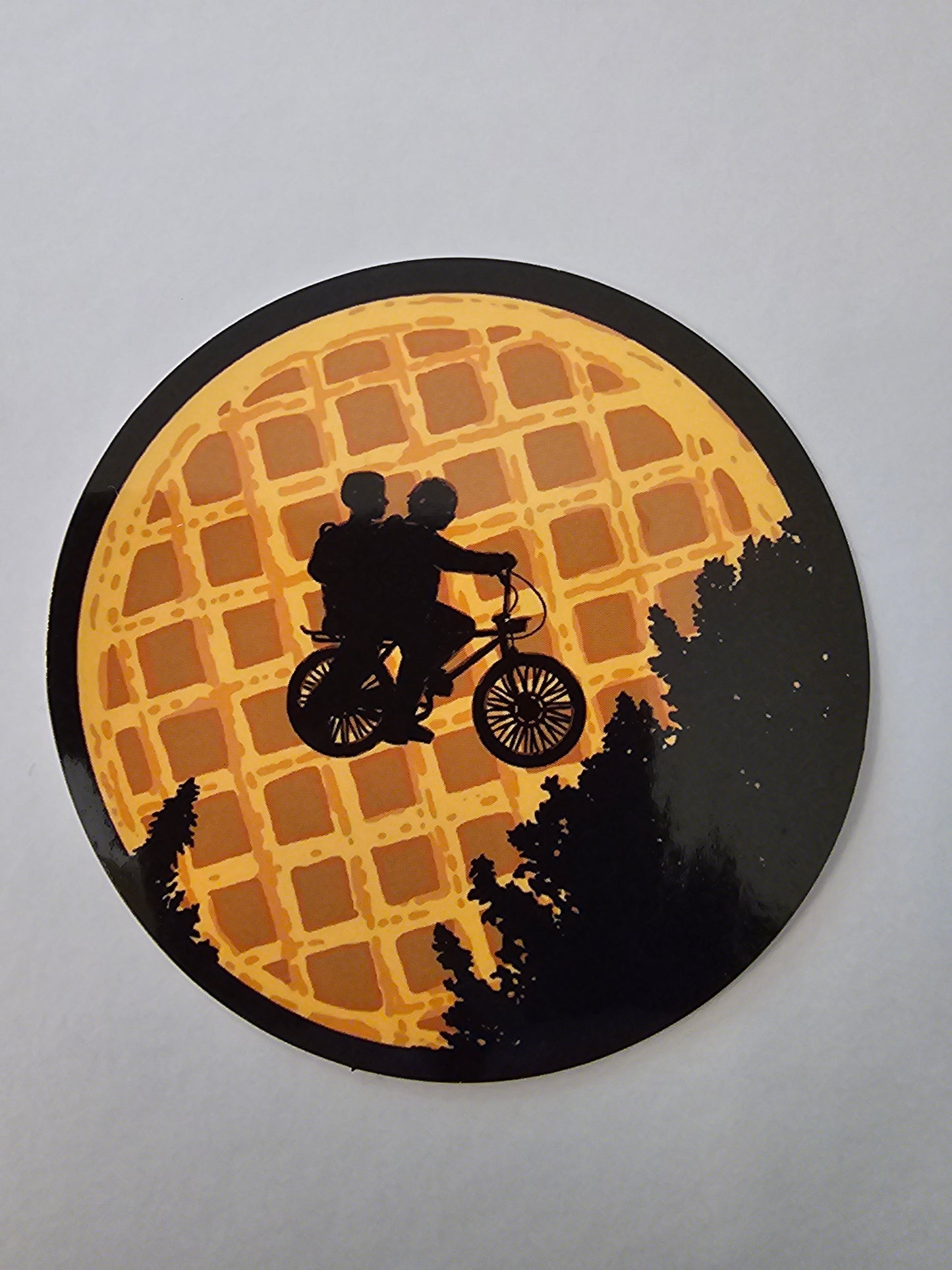 Stranger Things Waffle Sticker