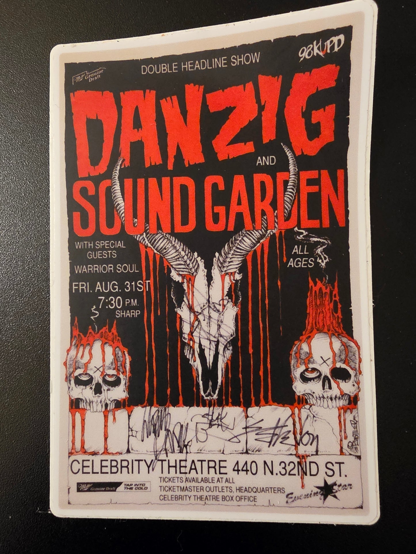 Danzig Jumbo Sticker
