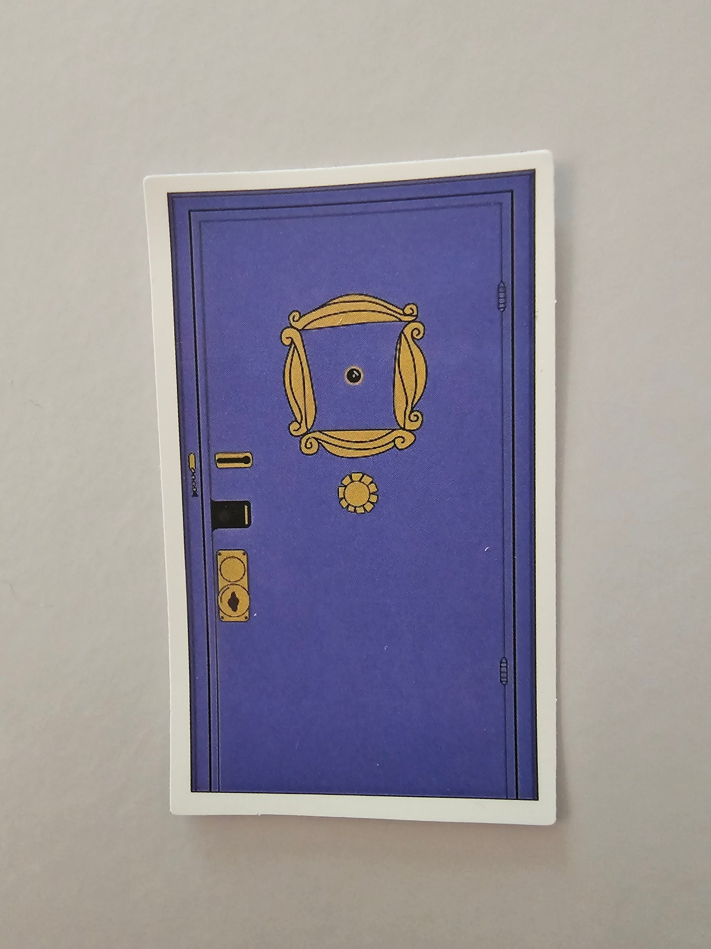 Purple Friends Door Sticker