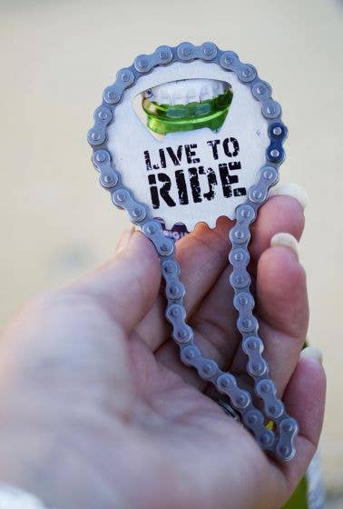 Bike Chain Bottle Opener
