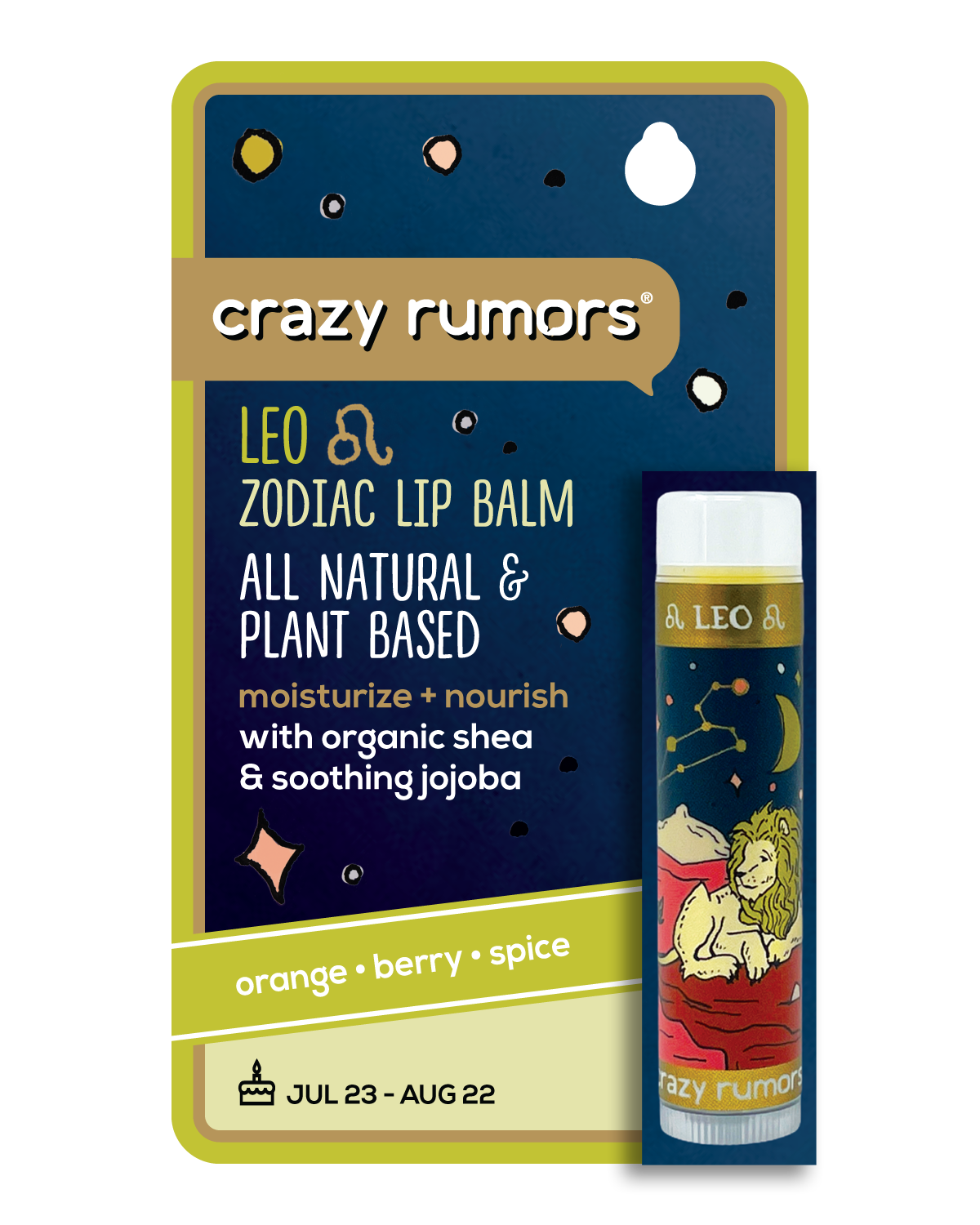 Leo - Zodiac Lip Balm Fire Blend