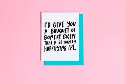 Bouquet of Boners Card