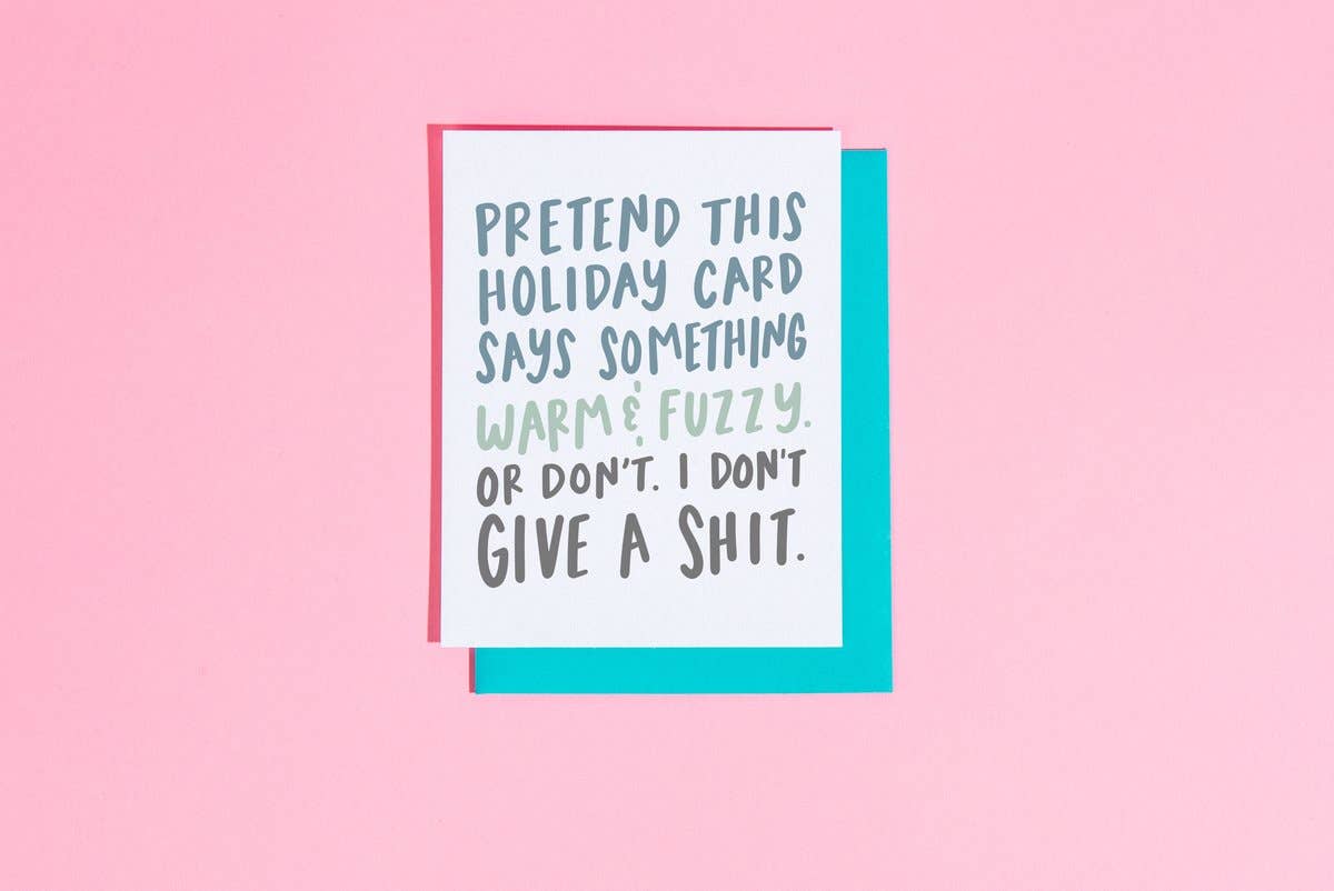 Warm and Fuzzy Holiday Card