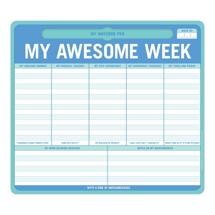 My Awesome Week Pen-to-Paper Mousepad