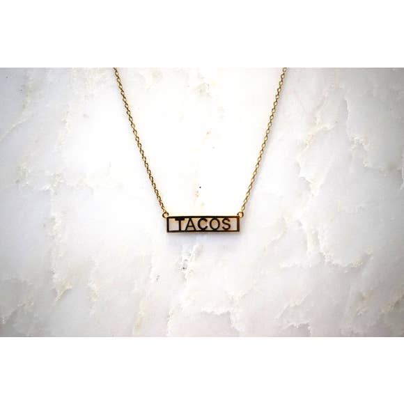 Tacos Necklace