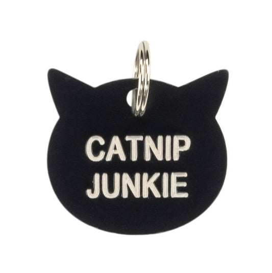 Catnip Junkie Cat Tag