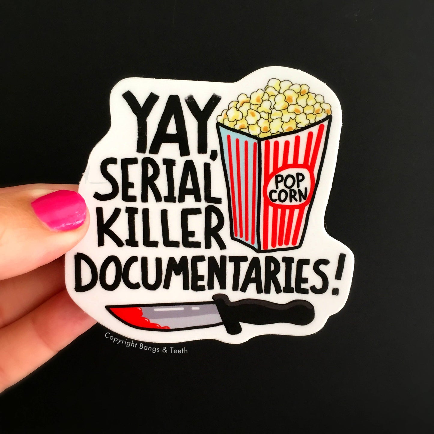 Serial Killer Documentaries Sticker