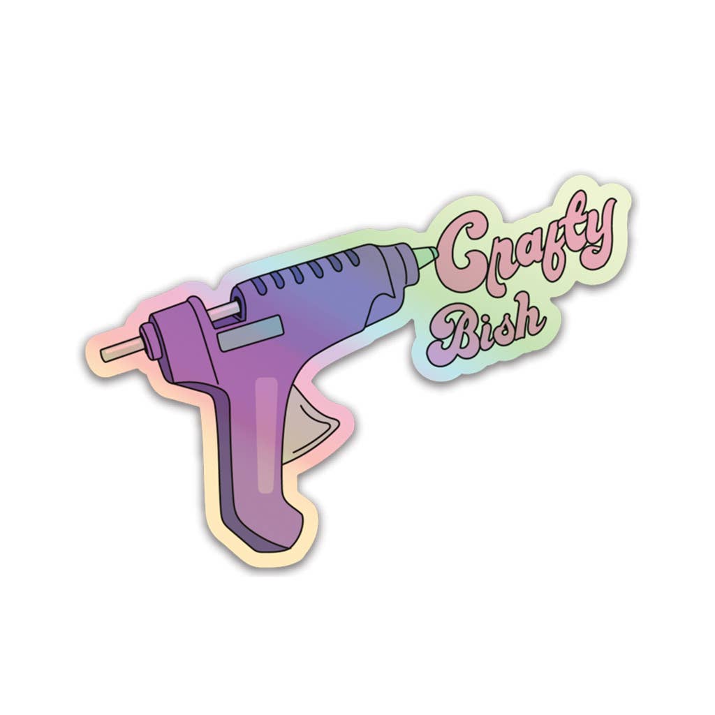 Crafty Bish Holo Sticker