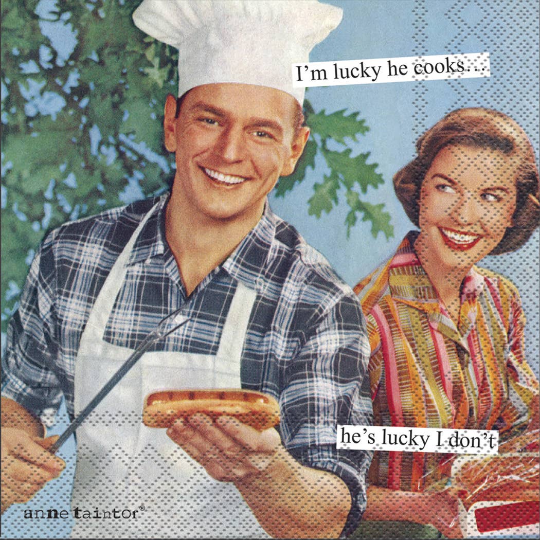 Anne Taintor - Lucky Cocktail Napkin