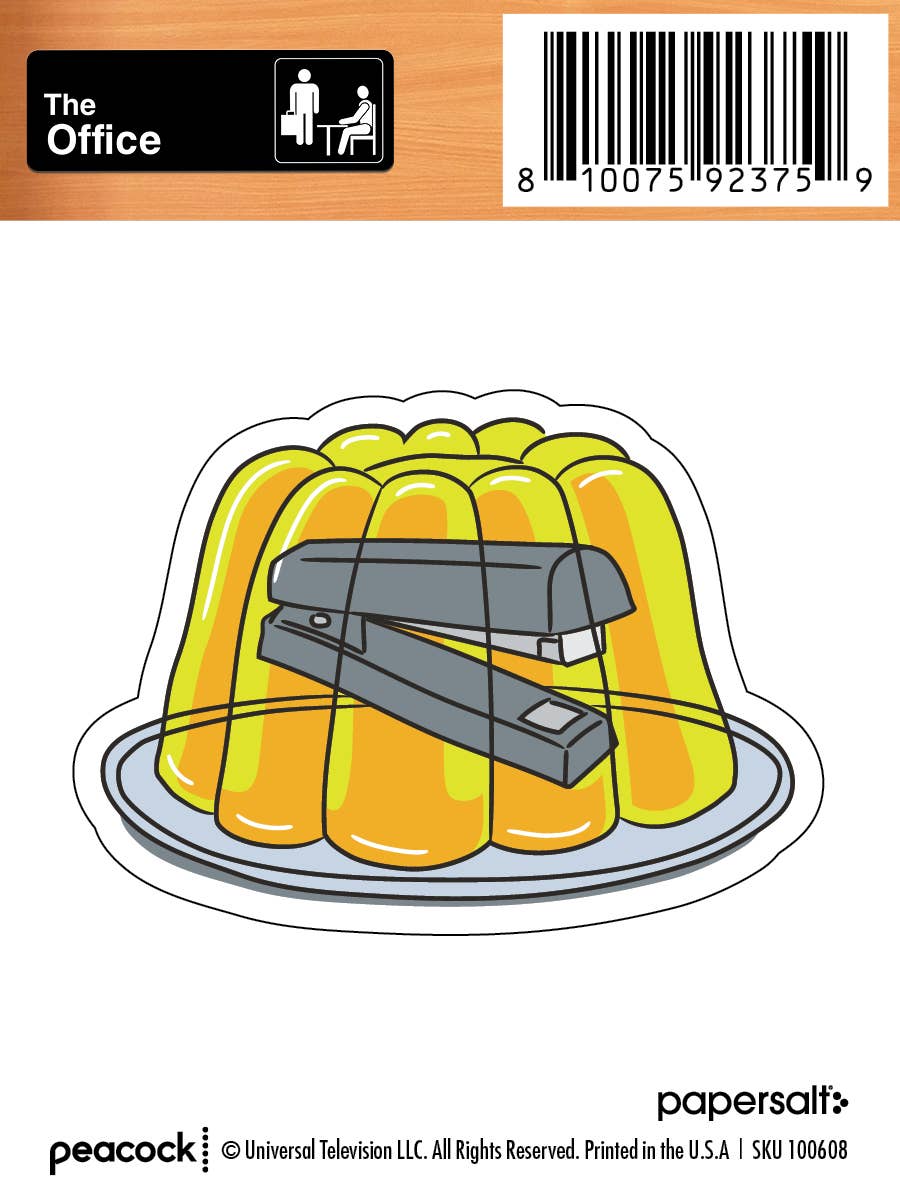 The Office: Stapler in Jello Mold Sticker