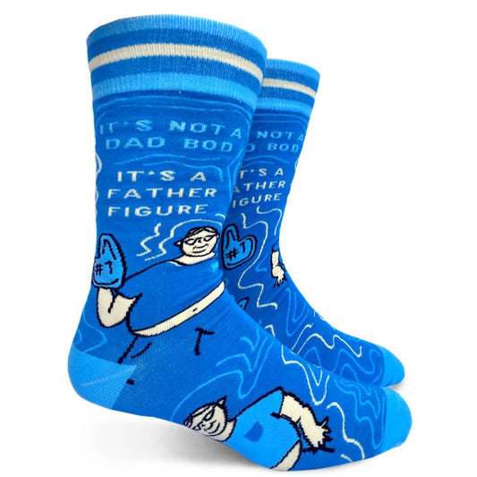 Its Not A Dad Bod It's a Father Figure - Mens Crew Socks