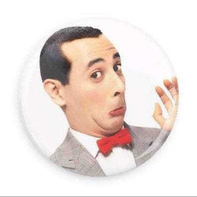 Pee Wee Herman Button