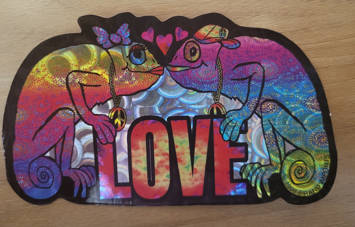 Vintage Deadstock Holographic Rainbow Stickers