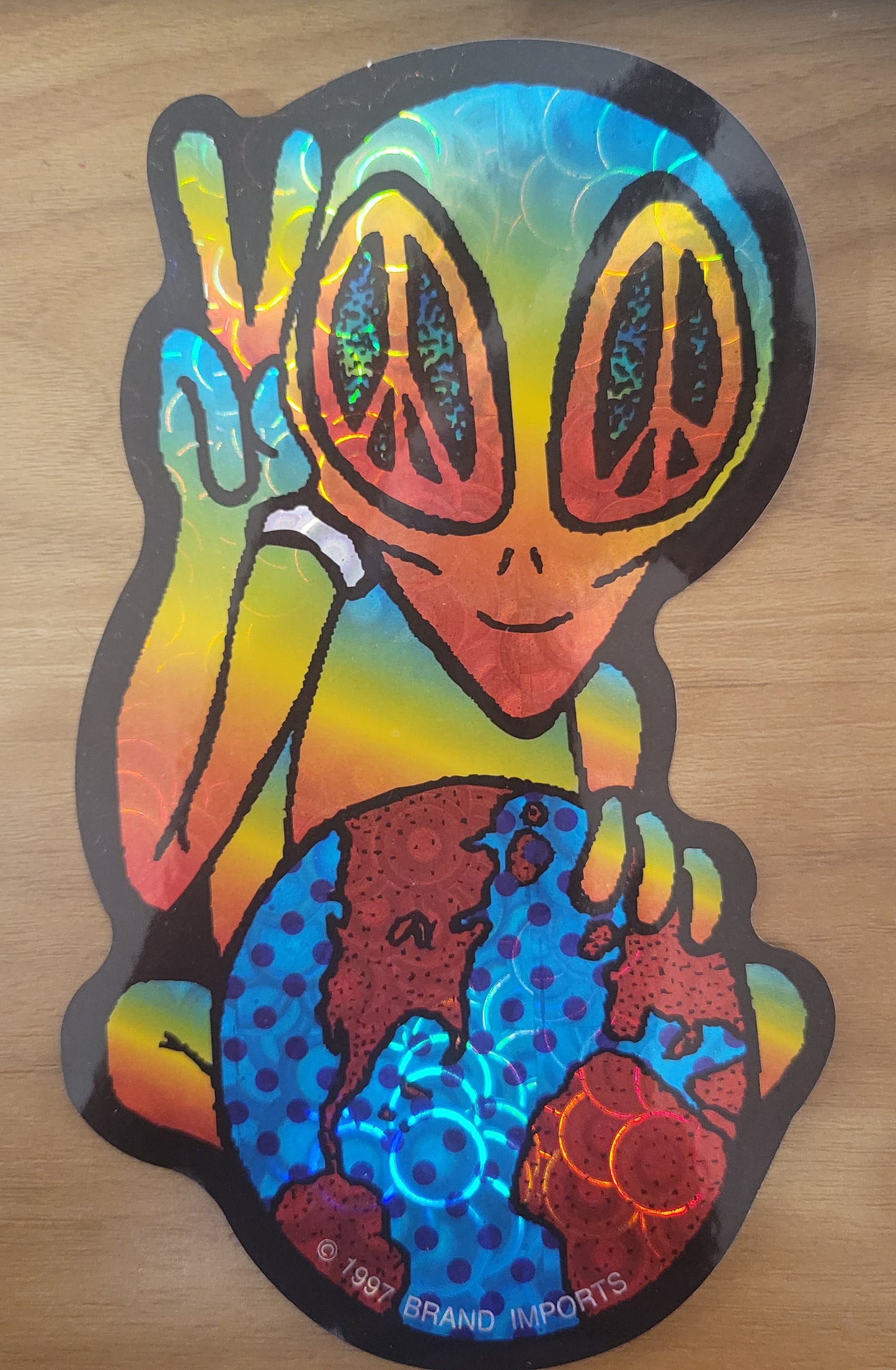 Vintage Deadstock Holographic Rainbow Stickers