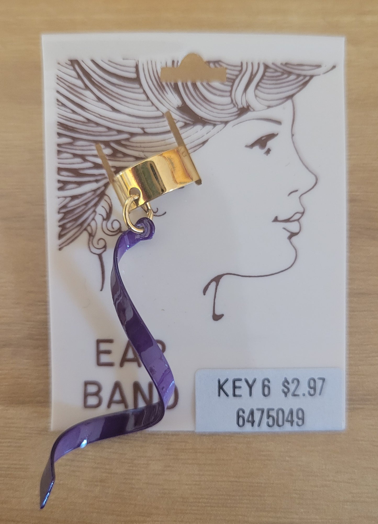 1980s ELECTRIC BOOGALOO Ear Cuff! Vintage Deadstock Jewelry