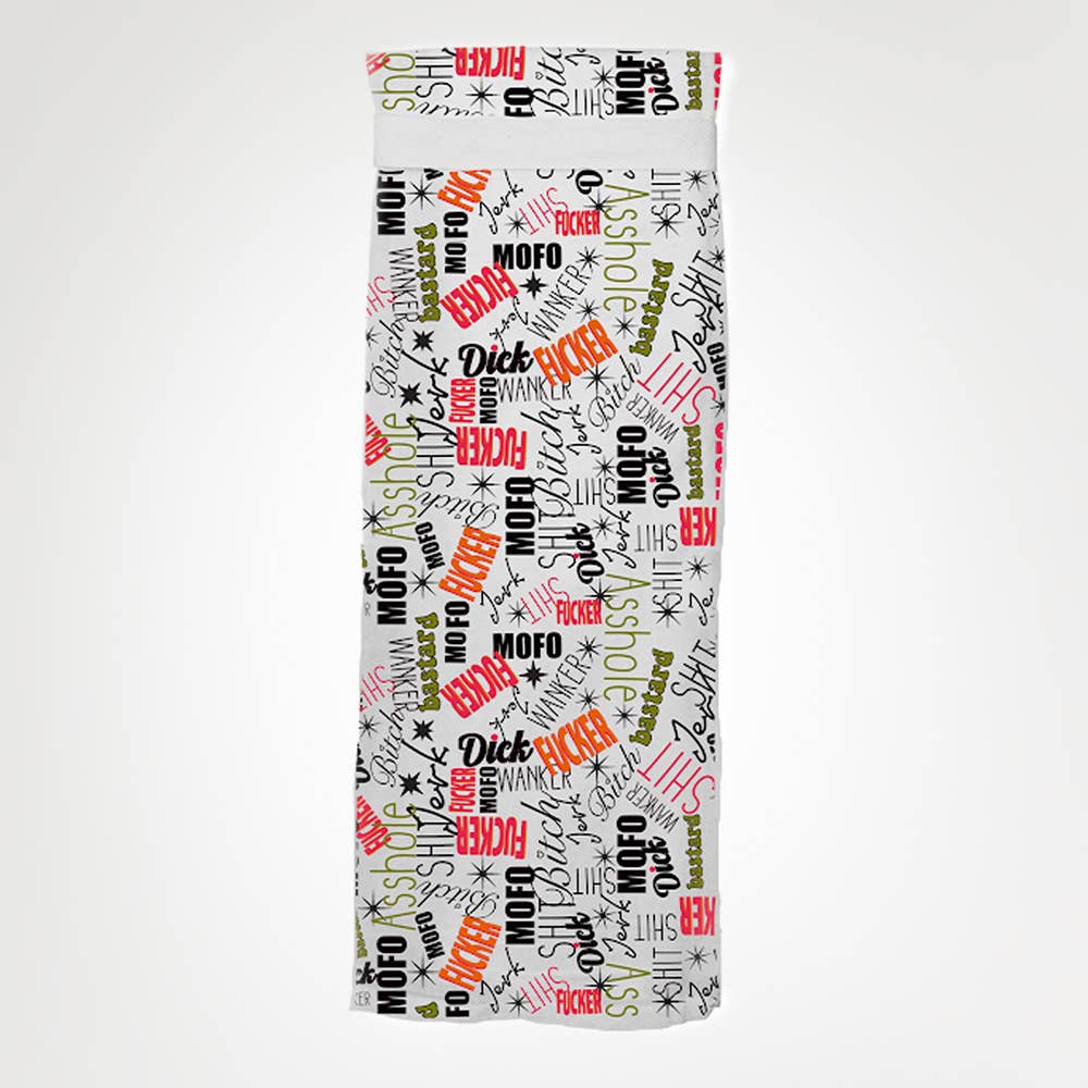 Sweary Words Pattern KITCHEN TOWEL