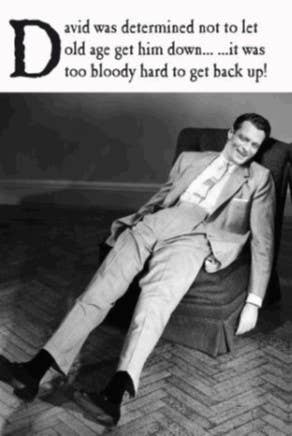 Old Age Get Ya Down - Birthday Greeting Card