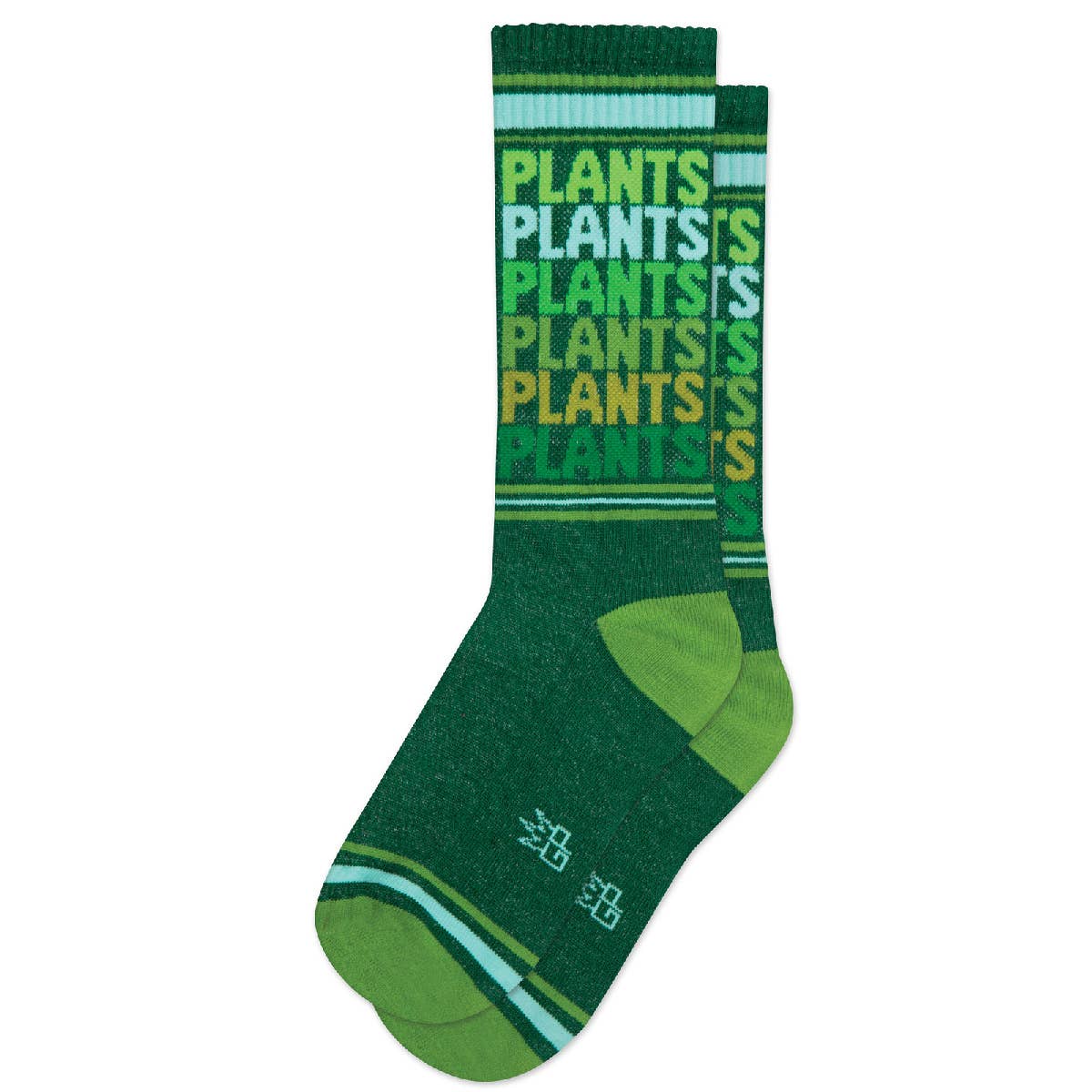 Plants Plants Plants Ribbed Gym Socks