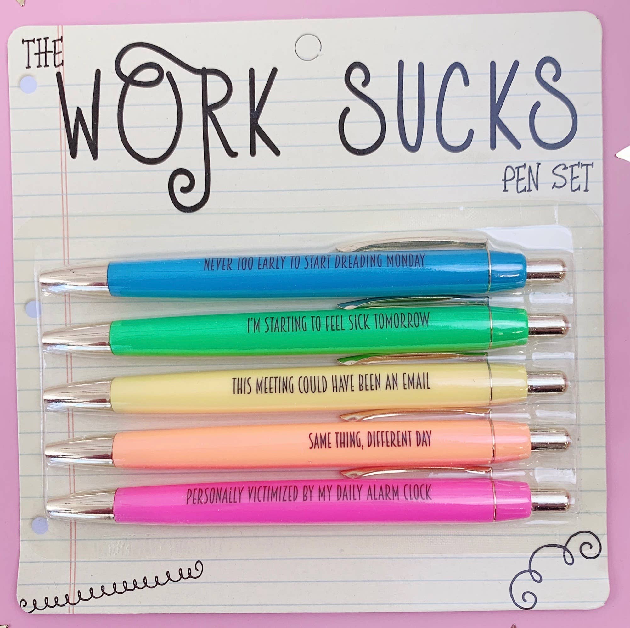 Fun Club, Office, New Funny Demotivational Pen Set Fun Silly Gift
