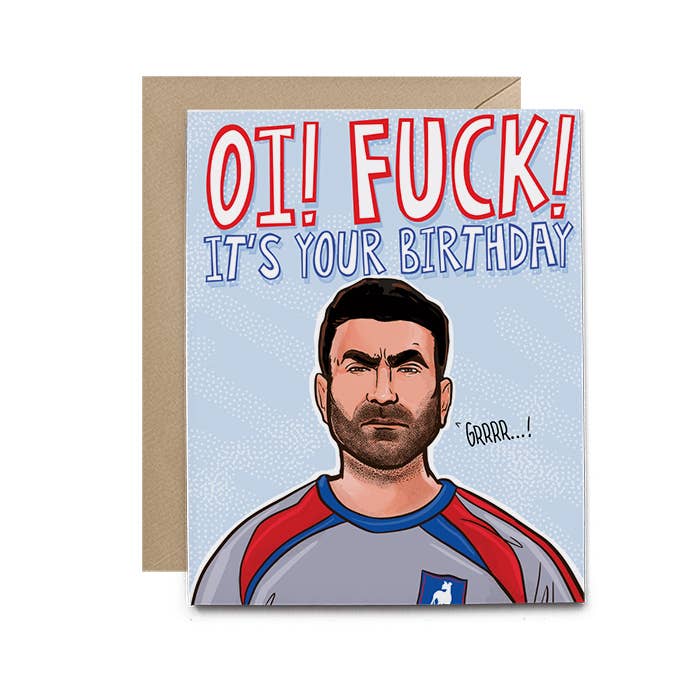 Roy Kent Ted Lasso Show Birthday Card