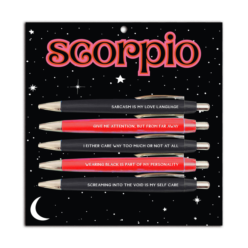 Scorpio - Zodiac Pen Set