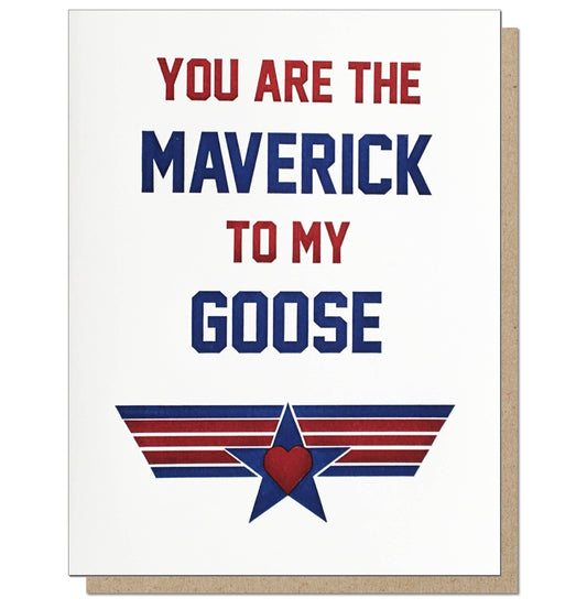 Maverick & Goose Top Gun Greeting Card