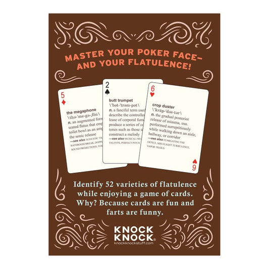 52 Farts Playing Cards Deck