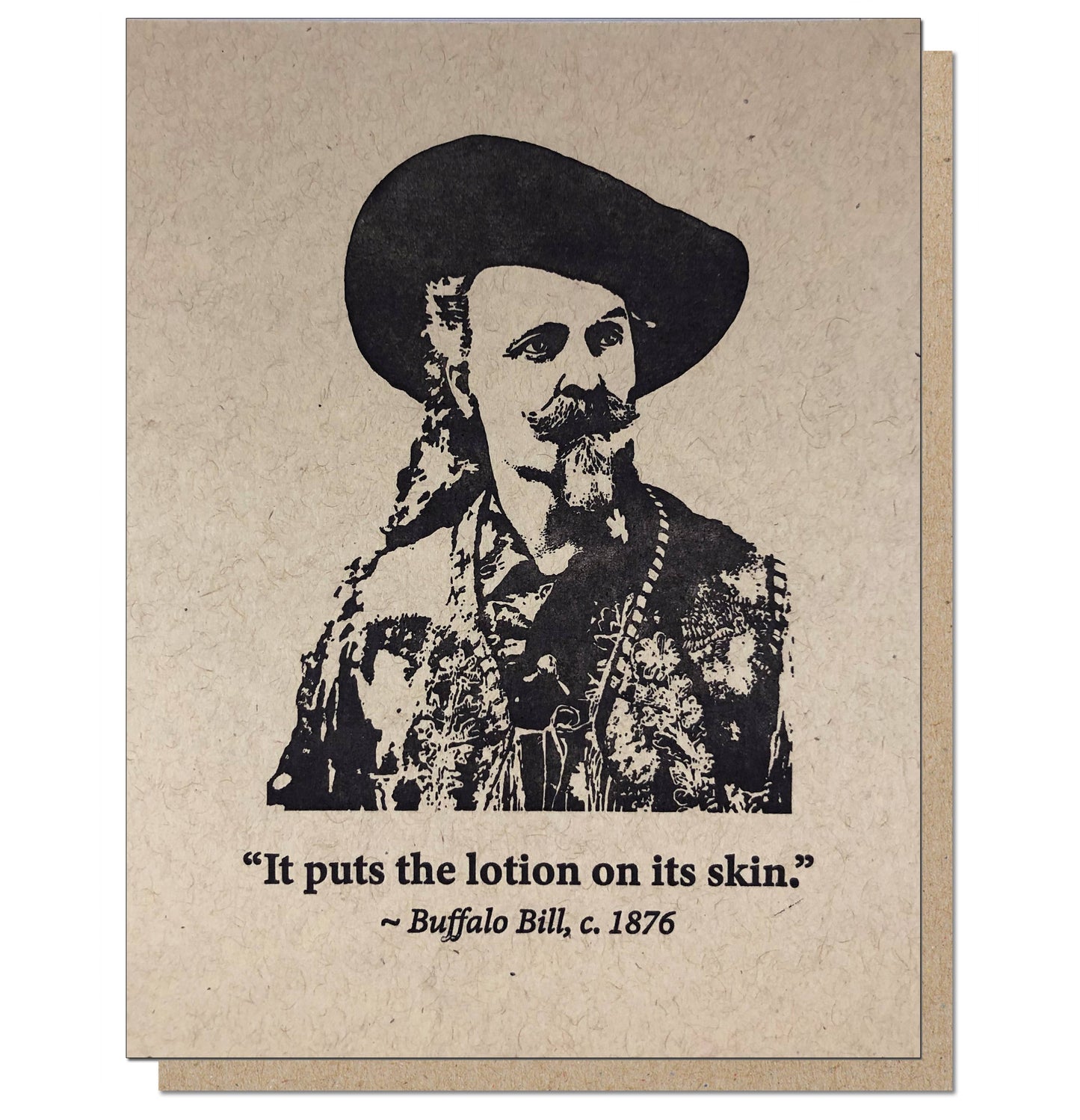 Buffalo Bill Greeting Card