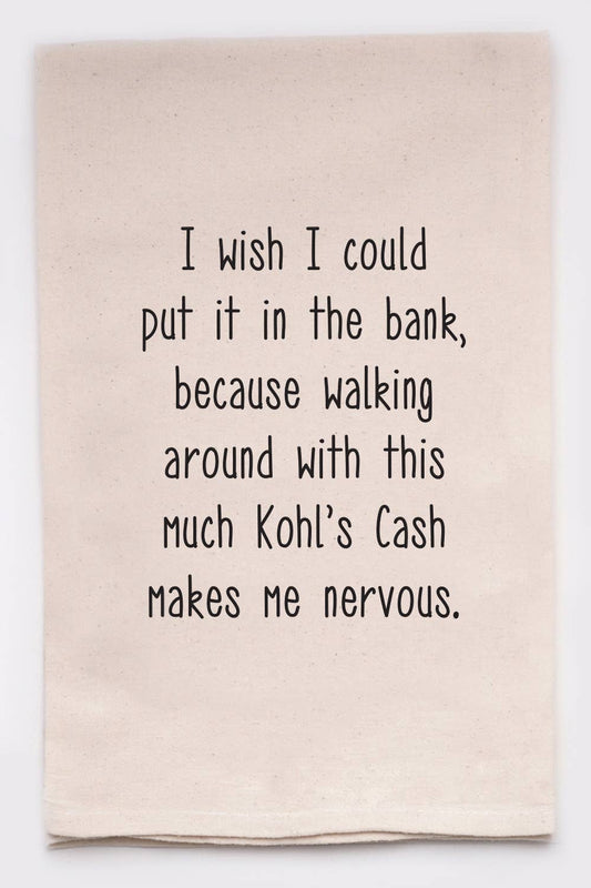 Kohls Cash Tea Towel