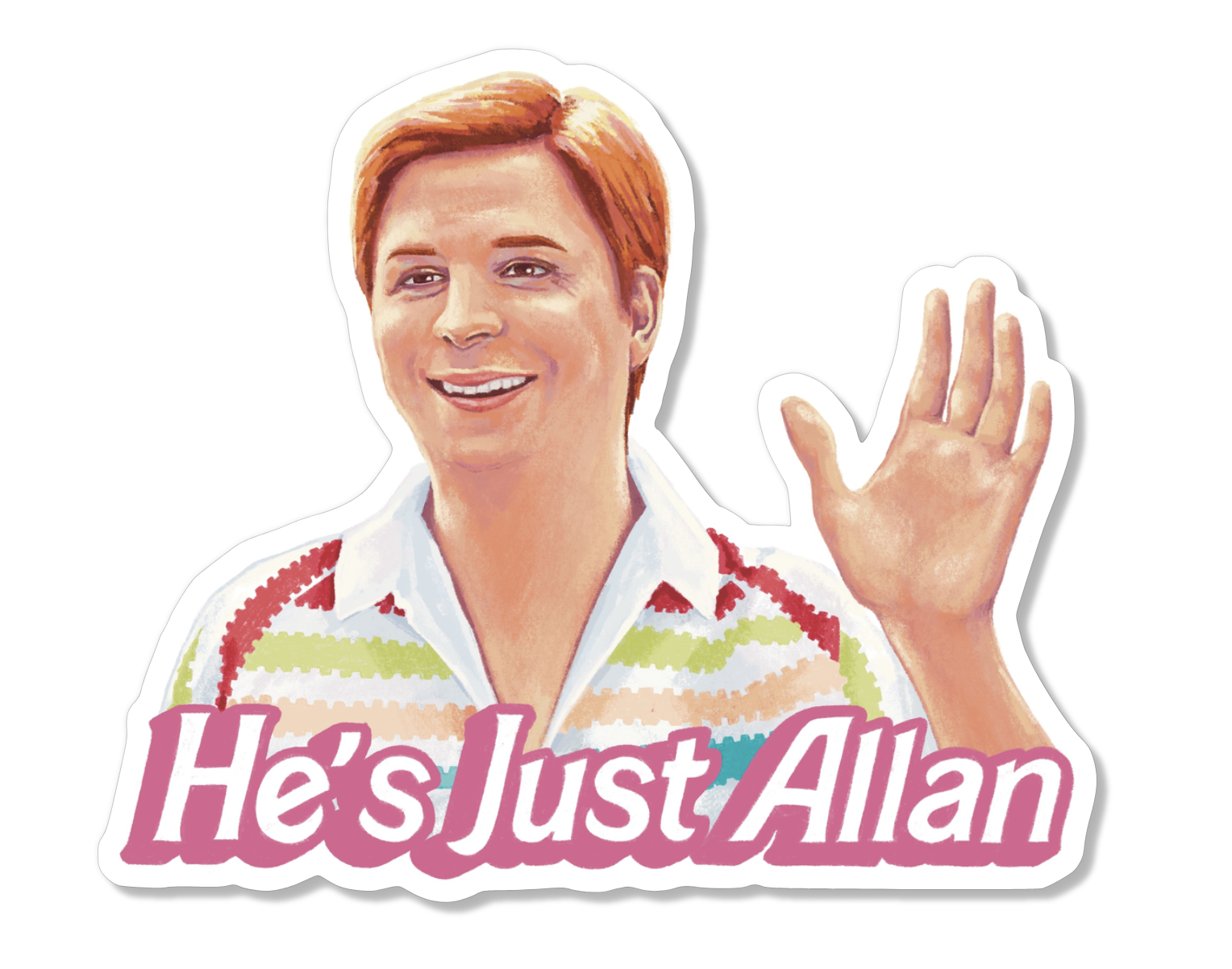 Allan Barbie Movie Sticker – Snark Gifts