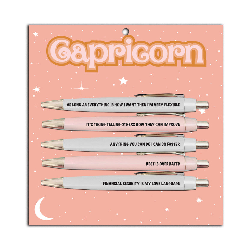 Capricorn- Zodiac Pen Set