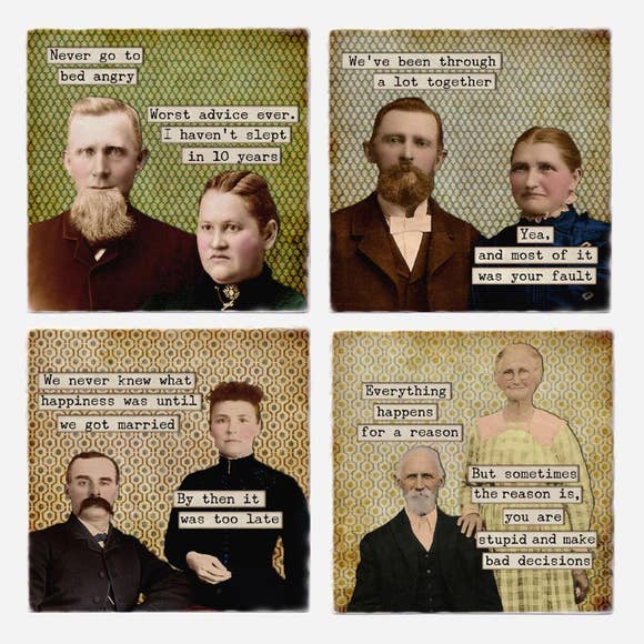 Wedded Bliss - Coaster set of 4