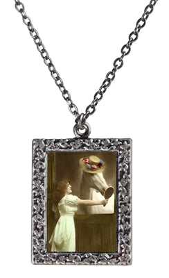 Lady with Horse necklace