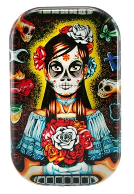 Dia De Los Muertos Bride Glass Paperweight