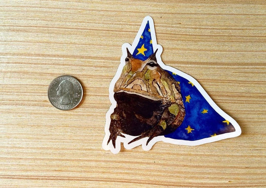 Wizard Frog Sticker