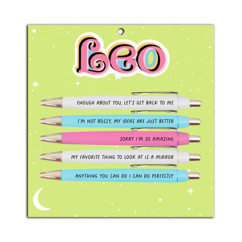 Leo - Zodiac Pen Set