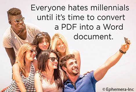 Magnet-Everyone hates millennials until….