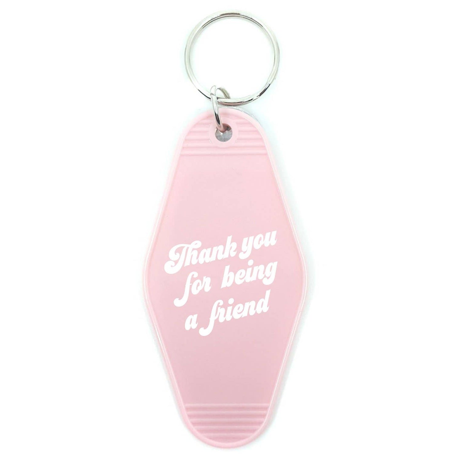 Thank You For Being A Friend Keychain