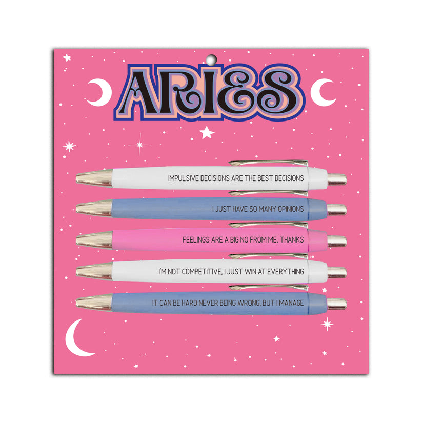 Aries - Zodiac Pen Set