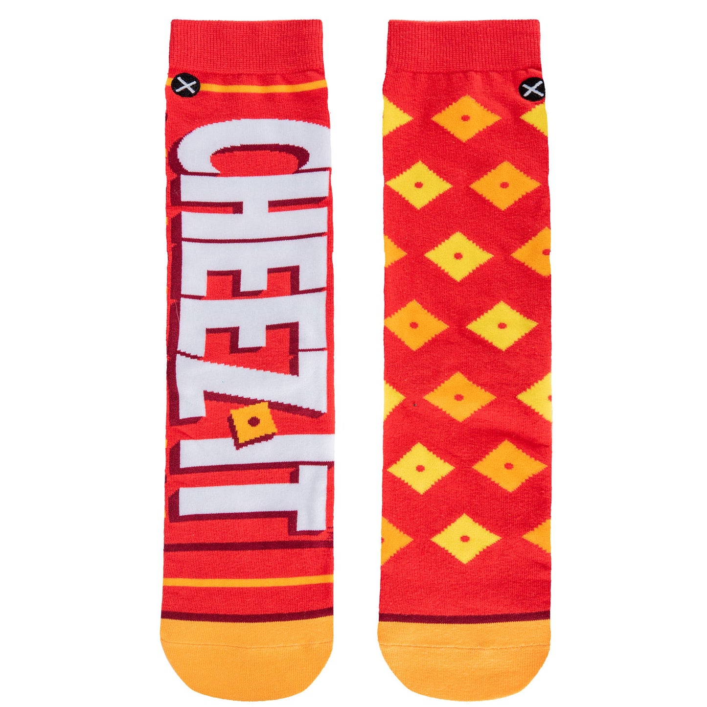 Cheez It Crackers Knit Socks