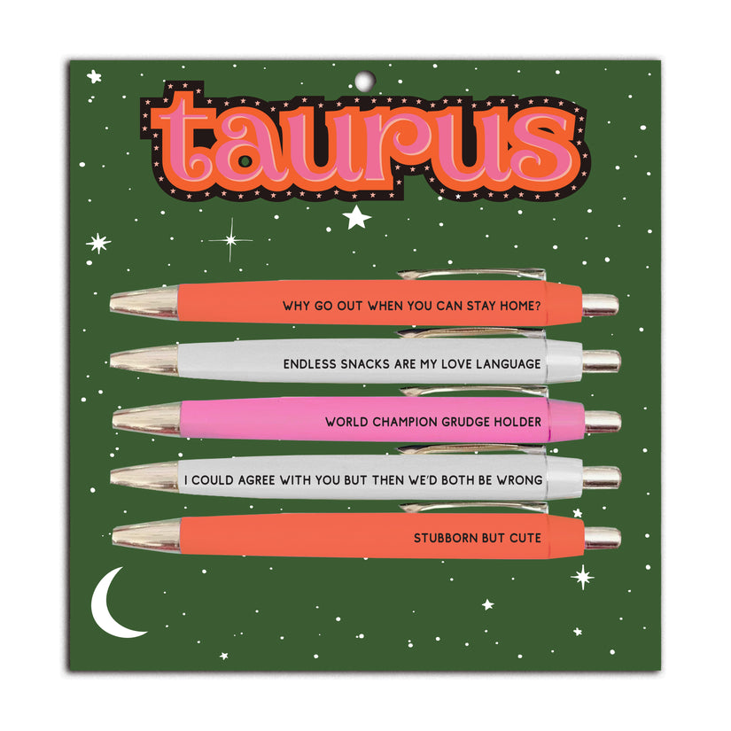 Taurus- Zodiac Pen Set