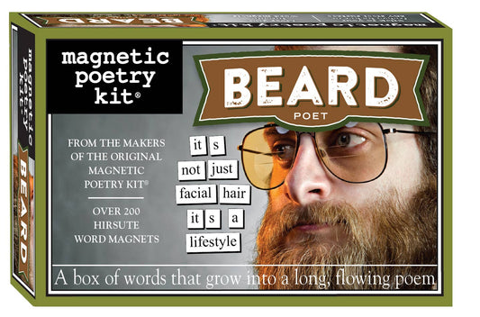 Magnetic Poetry - Beard Poet