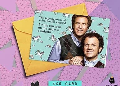 Stepbrothers -  The Shape of a Unicorn Card