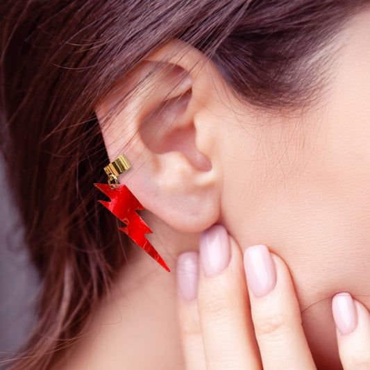 1980s ELECTRIC BOOGALOO Ear Cuff! Vintage Deadstock Jewelry