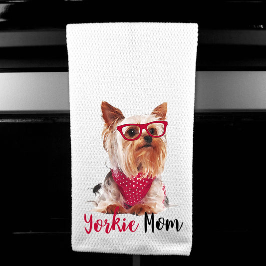Yorkie Mom Microfiber Towel