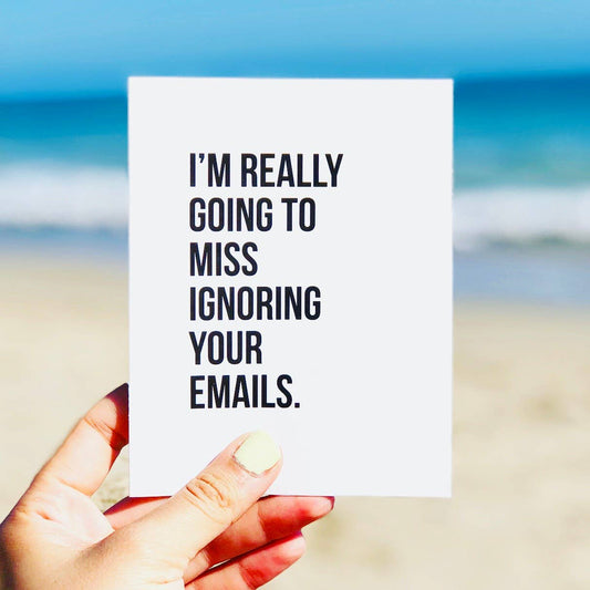 Emails - Funny Office Greeting Card