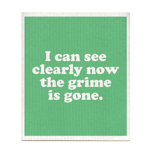 I Can See Clearly Now Swedish Dishcloth