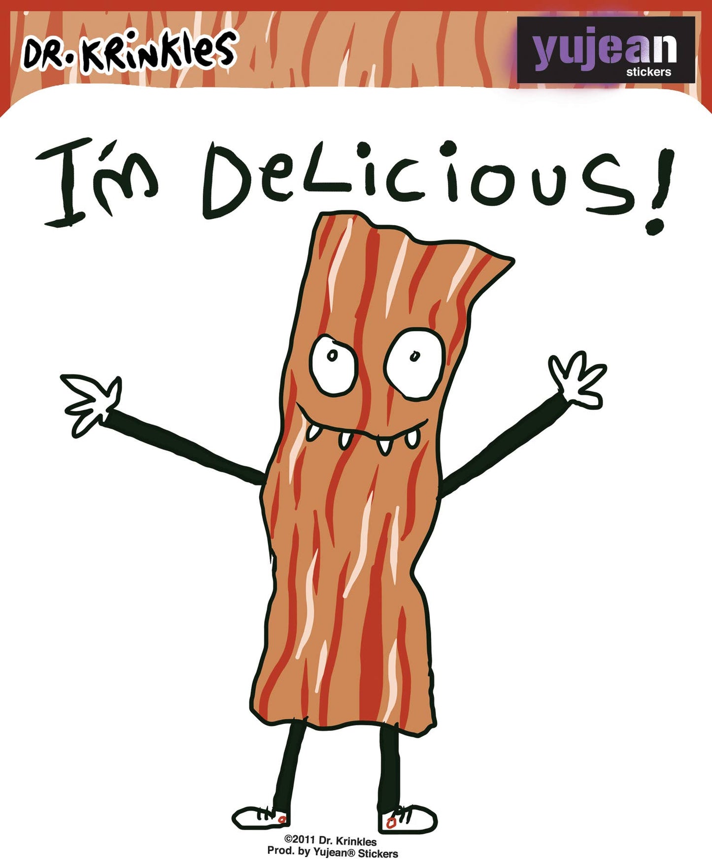 Dr Krinkles Delicious Sticker - Jumbo