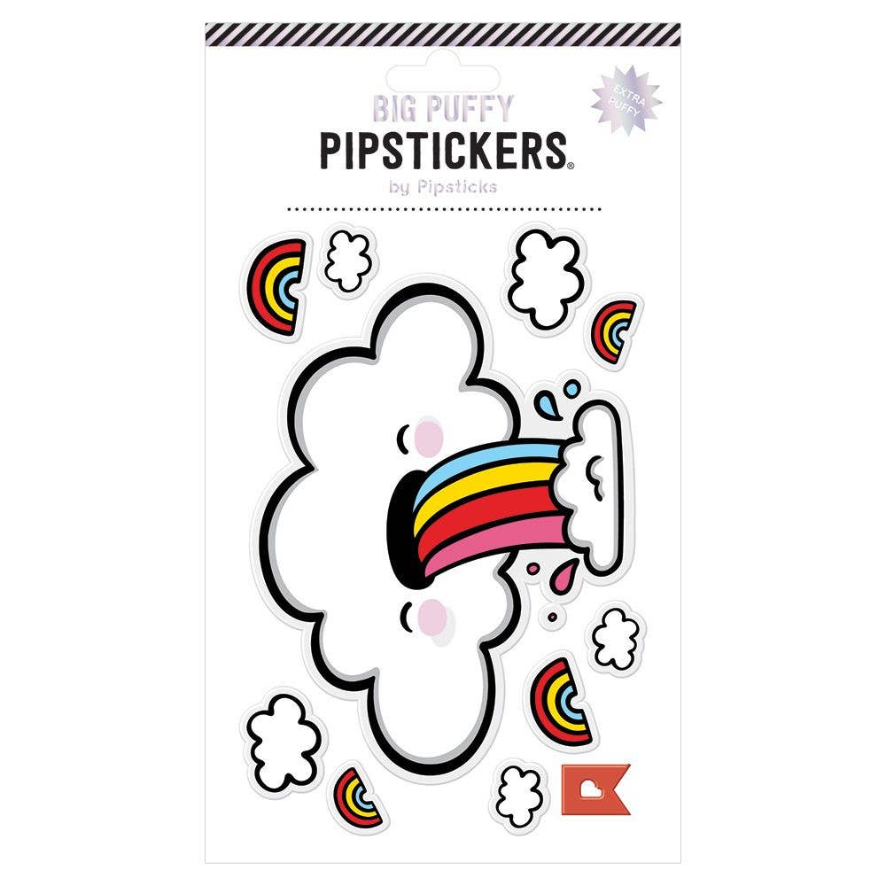 Big Puffy Technicolor Yawn - Sticker
